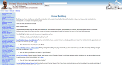 Desktop Screenshot of homebuildinginformation.com